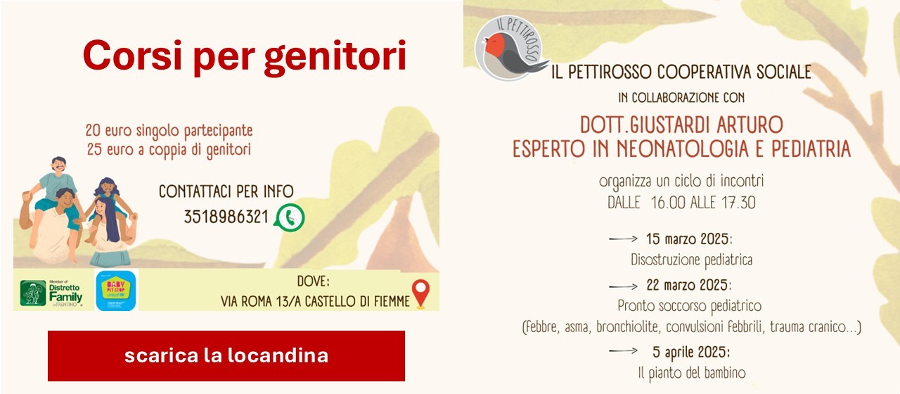 Corsi cooperativa Pettirosso
